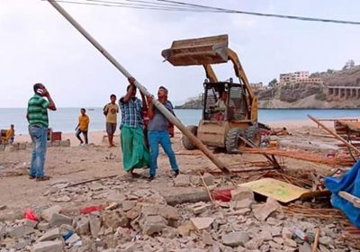 حملة موسعة لإزالة العشوائيات أمام ساحل جولدمور