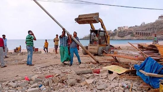 حملة موسعة لإزالة العشوائيات أمام ساحل جولدمور