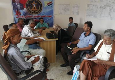 "انتقالي أبين" يستعرض تقرير الإدارة التنظيمية