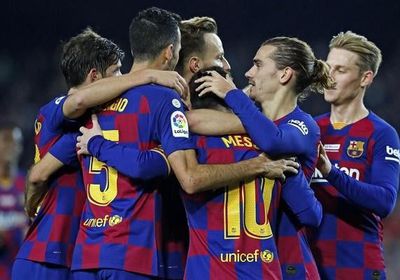 برشلونة يفوز على ليجانيس بخماسية نظيفة في كأس الملك