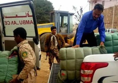 انتقالي الضالع يدعم جبهات القتال بكمية من البطاطين