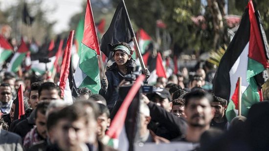  مظاهرات حاشدة في غزة رفضا لـ"صفقة القرن"