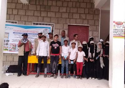 مخاطر الألغام في برنامج توعوي بحبيل الجبر