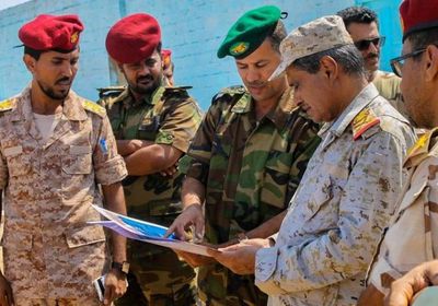 البحسني يقف على تطورات الانتشار العسكري بالسواحل الشرقية لحضرموت