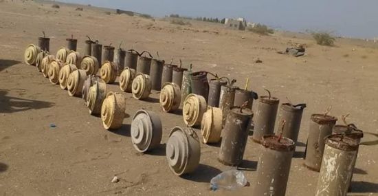 تفكيك حقل ألغام زرعته مليشيا الحوثي بحي منظر