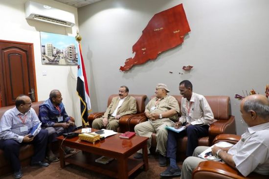 بن بريك يناقش مستجدات الأحداث مع "المنسقية العليا لهيئة الشرطة الجنوبية"