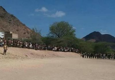 العرم تودع شهيدي عدوان مليشيا الإخوان