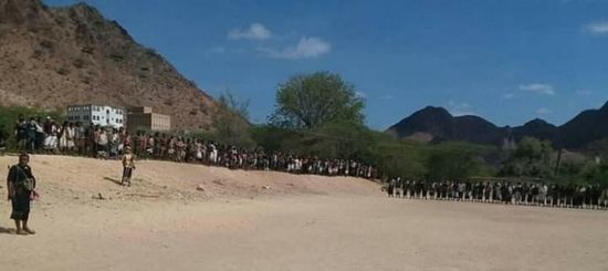 العرم تودع شهيدي عدوان مليشيا الإخوان