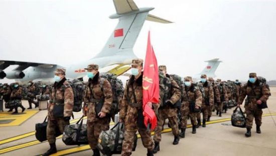  فرق طبية من الجيش الصيني تصل معقل "كورونا" لإدارة مستشفى ووهان