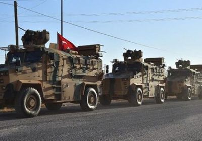 رتل عسكري تركي ضخم يدخل الأراضي السورية