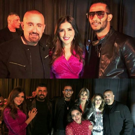 السقا بصحبة محمد رمضان ومي عمر في أحدث ظهور له (صور)