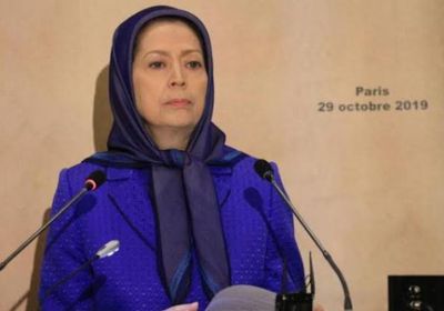 رجوي تُطالب بفرض حصار دولي على نظام الملالي