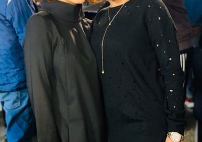 منة فضالي تروج لمسلسل "حب عمري" بصحبة سهر الصايغ 