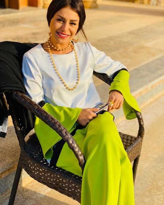 منة فضالي تنشر صورها من كواليس مسلسل "بت القبايل"