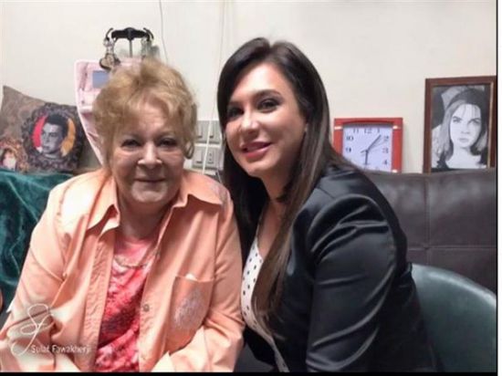 سلاف فواخرجي تشارك جمهورها بآخر تسجيل صوتي للراحلة نادية لطفي