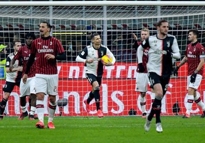 رونالدو يحرم ميلان من الفوز بهدف قاتل في كأس إيطاليا
