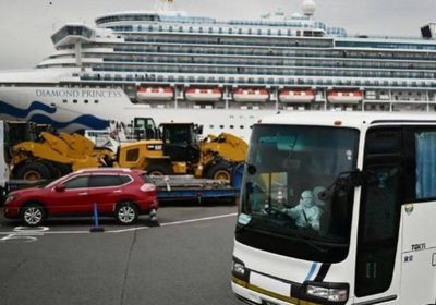 اليابان تجلي الركاب المسنين من السفينة برنسيس المصابة بفيروس كورونا