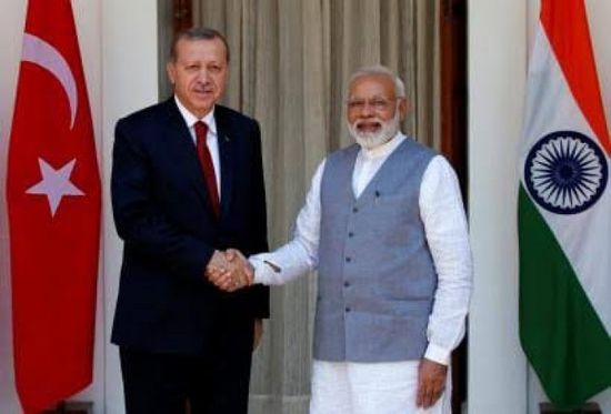 الهند تطالب تركيا بعدم التدخل في شؤونها الداخلية