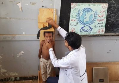 يونيسف تواصل حملتها لتحصين الأطفال في حجة