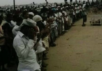 تشييع أحد أبطال القوات الجنوبية في الخداد