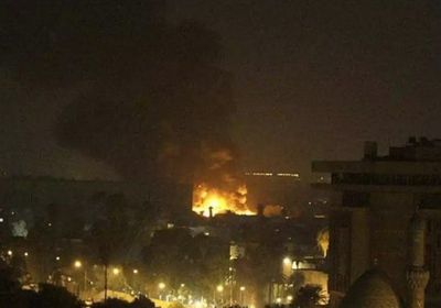 عاجل.. مقر مليشيا الحشد الشعبي في بغداد يتعرض لقصف صاروخي