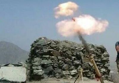 مدفعية الحوثي تقصف جبهة ثرة