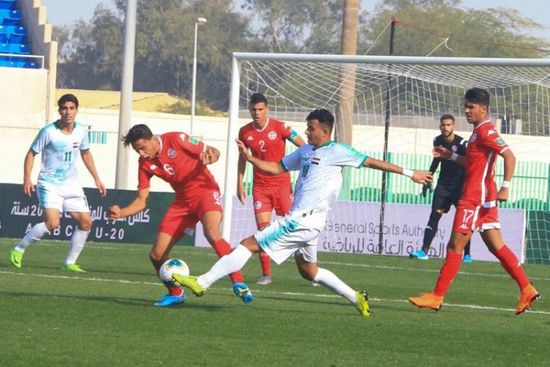 تونس تهزم العراق بهدفين في افتتاح بطولة العرب للشباب