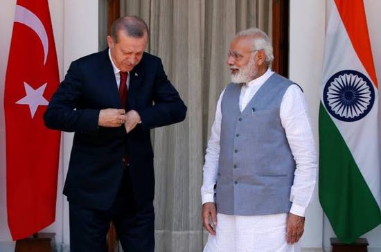 الهند تستدعي السفير التركي وتتهم أردوغان بـ"افتقار الفهم"