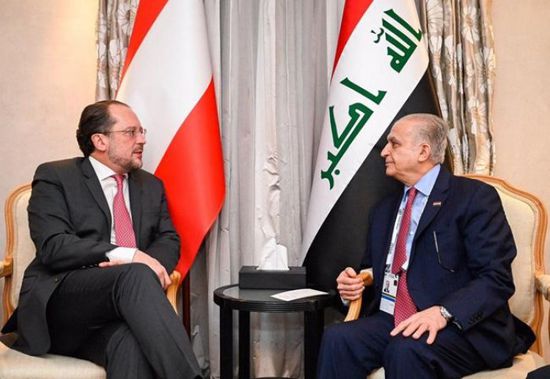 وزير الخارجيّة العراقي يلتقي مع نظيره النمساويّ