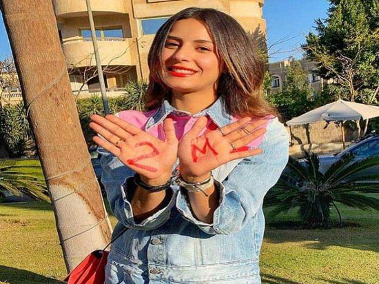 ريهام أيمن تحتفل بوصولها 2 مليون متابع على "انستجرام"