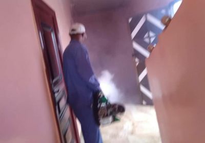 حملة رش ضبابي في 6 مناطق بمديرية تبن بلحج