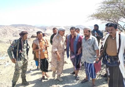 "الشعيبي" : المجلس الانتقالي حريص على متابعة التطورات الميدانية على جبهات القتال (صور)