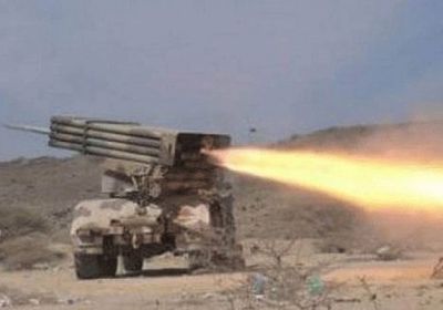 هجوم حوثي صاروخي في ثرة