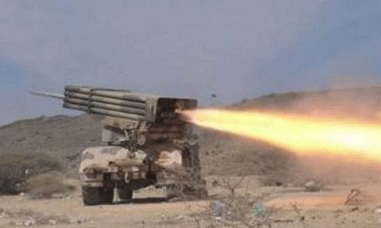 هجوم حوثي صاروخي في ثرة