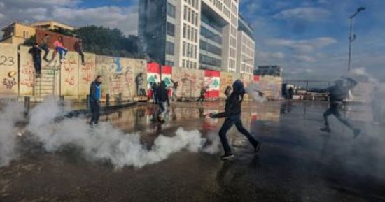 وقفة احتجاجية حاشدة لأنصار التيار الوطني الحر اللبناني في بيروت
