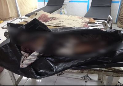 استشهاد مدني بلغم حوثي في المسنا (فيديو)
