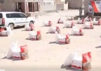 قافلة غذائية إماراتية لأهالي الريدة وقصيعر