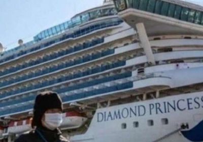 إقلاع طائرة تقل بريطانيين من سفينة دايموند برنسيس  