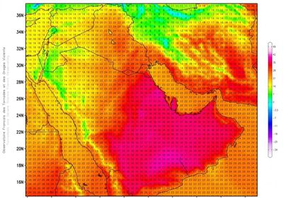 توقعات بارتفاع درجات الحرارة خلال الأيام المقبلة بحضرموت