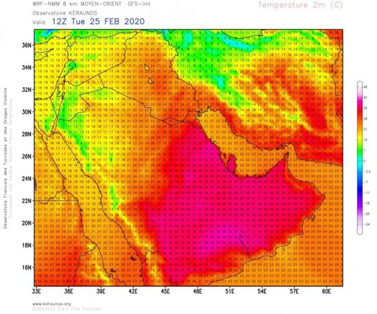 توقعات بارتفاع درجات الحرارة خلال الأيام المقبلة بحضرموت
