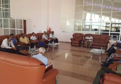 إجراءات احترازية في مطار سيئون لمواجهة كورونا