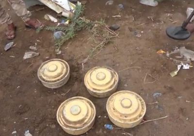 تفكيك حقل ألغام حوثي داخل حي سكني بالحديدة