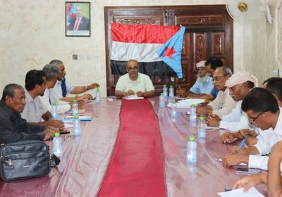 انتقالي حضرموت يناقش آخر مستجدات الأوضاع السياسية والأمنية بالمحافظة