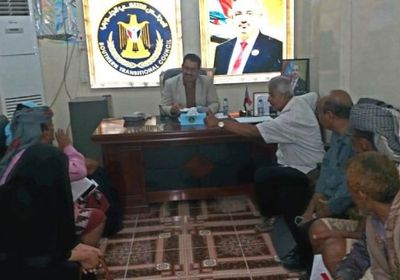 الشعيبي لمواطني لحج : المجلس الانتقالي يولي اهتماما كبيرا بقضايا المحافظة