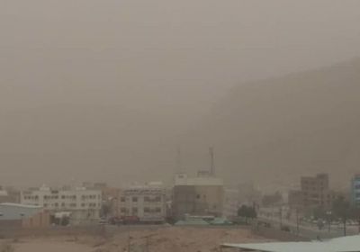 الموجة الغبارية تضرب أجزاء من حضرموت