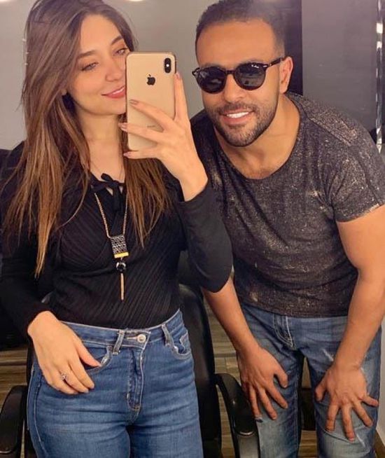 دارين حلمي تعلن عودتها مرة أخرى لتامر عاشور