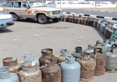 ارتفاع أسعار أسطوانات الغاز المنزلي بصنعاء إلى 4 آلاف ريال