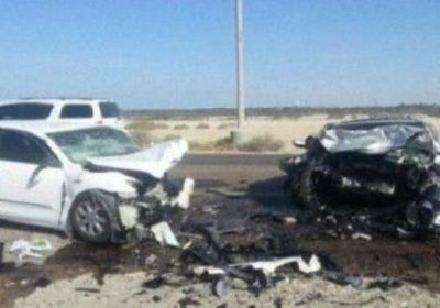 5 ضحايا في حادث تصادم بلحج  