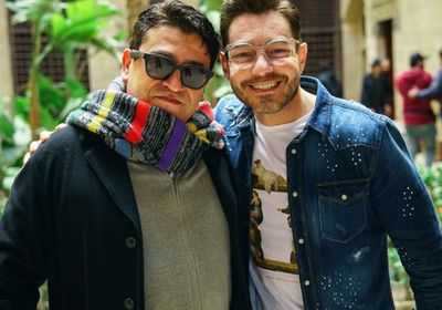 أحمد زاهر يحتفل بانتهاء تصوير فيلم "يوم 13"