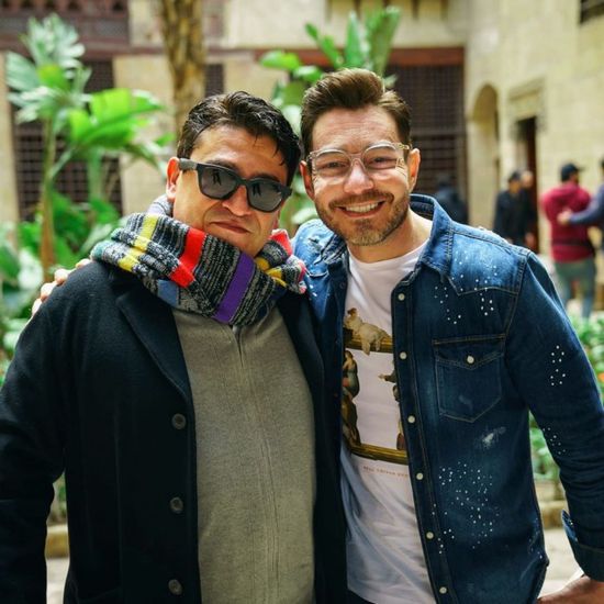 أحمد زاهر يحتفل بانتهاء تصوير فيلم "يوم 13"